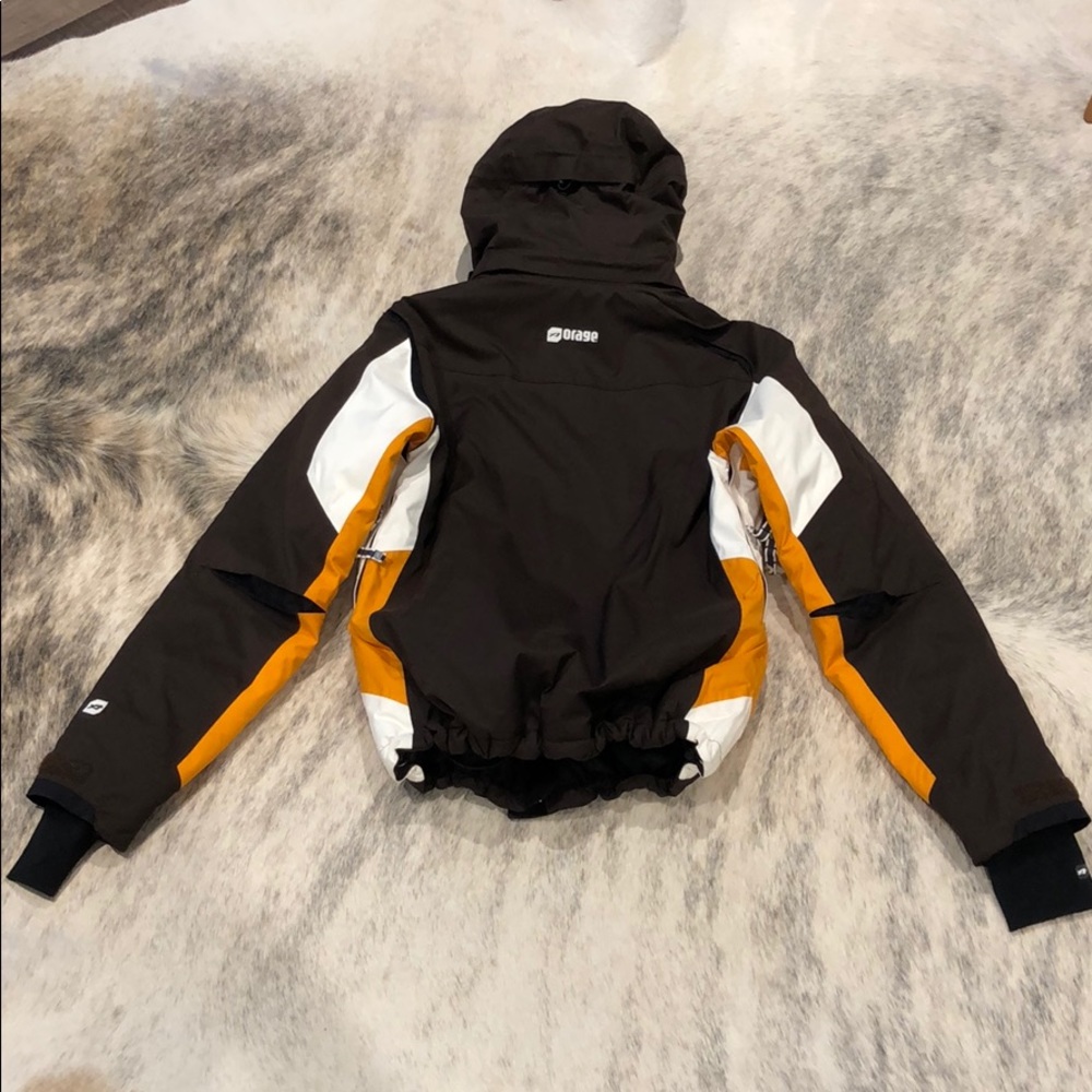 EUC Orage Brown Ski/Snowboarding Jacket - Picture 3 of 15